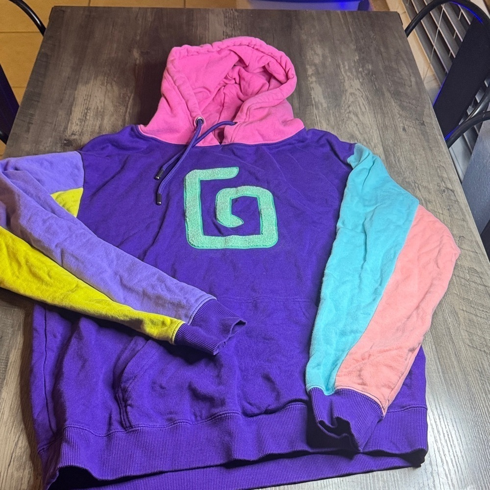 Karl Jacob’s 90’s Y2K Colorblock Women's Hoodie